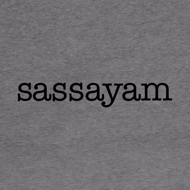 Sassayam Logo by Sara Howard